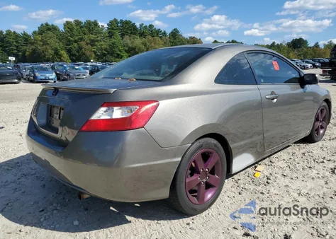 2006 Honda Civic Ex из США, поврежденный, VIN 2HGFG12806H530117